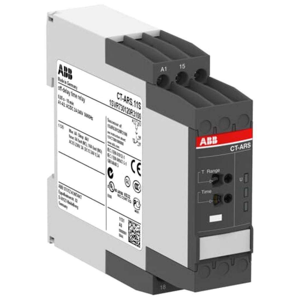 1SVR730120R3100 - CT-ARS.11S Time relay, true OFF-delay ABB High-Performance Timers - CT-S