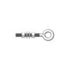 2TLA050210R8020 - Eyebolt M8x1.25 SS ABB Emergency Stop Eyebolt Eyebolt M8x1.25 SS — ABB order code 2TLA050210R8020.