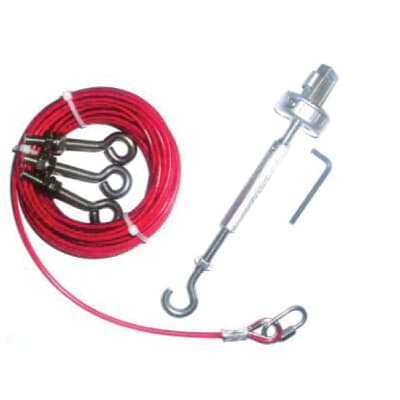 2TLA050210R0630 - 80 m Wire Kit, Galvanized ABB Wire Tensioner/Gripper for Emergency Pull Wire