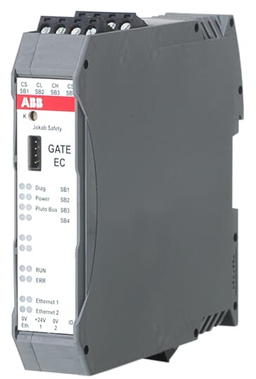 2TLA020071R9100 - Gate-EC Pluto Gateway EtherCAT ABB Pluto safety PLC Accessories