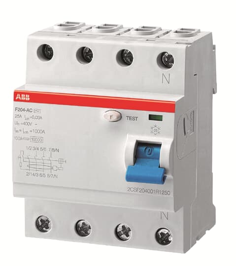 2CSF204005R1630 - F204AC-63/0.03 ABB Residual Current Devices - F200