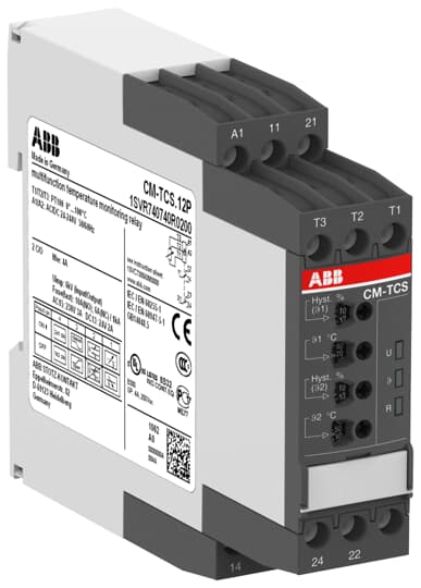 1SVR740740R0200 — 1SVR740740R0200 - CM-TCS.12P Temperature monitoring relay ABB Temperature Monitoring Relays