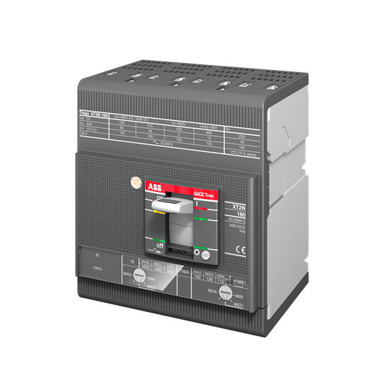 1SDA067616R1 — 1SDA067616R1 - XT2H 160 TMD 20-300 4p F F ABB MCCB - Tmax XT