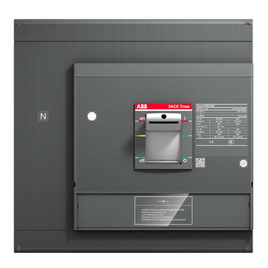 1SDA100787R1 — 1SDA100787R1 - XT6D 1000 4p F F ABB MCCB - Tmax XT