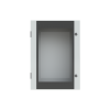 SRN7525VK – Glass Door Sheet Metal Enclosure (Grey) | ABB Glass Door Sheet Metal Enclosure (Grey) — ABB order code SRN7525VK. IP65; Grey.