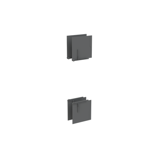 1SDA105002R1 — 1SDA105002R1 - PB 100mm 4pcs XT5 3p KIT PA.DI.PH.HI ABB MCCB - Tmax XT Accessories