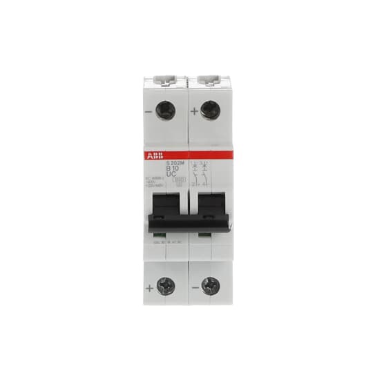 S202M-B10UC ABB MCB - S200M UC 10kA DC