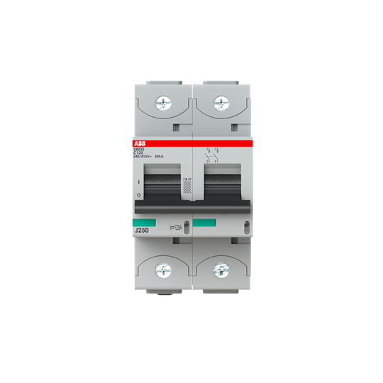 2CCS862001R0844 — 2CCS862001R0844 - S802S-C125 ABB High Perfomance MCB - S800S 50kA
