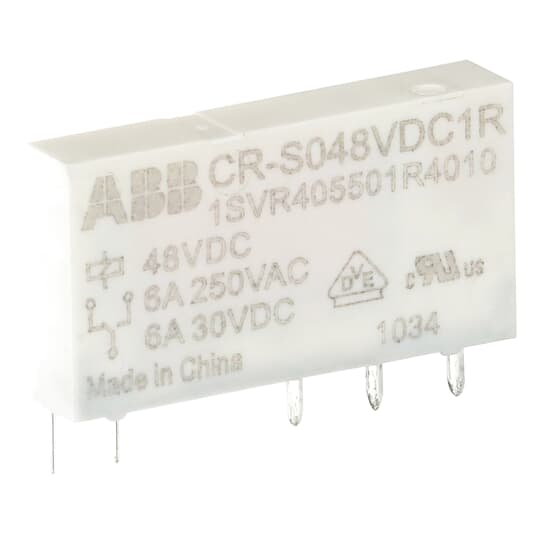1SVR405501R4010 — 1SVR405501R4010 - CR-S048VDC1R Pluggable interface relay ABB Pluggable Interface Relays