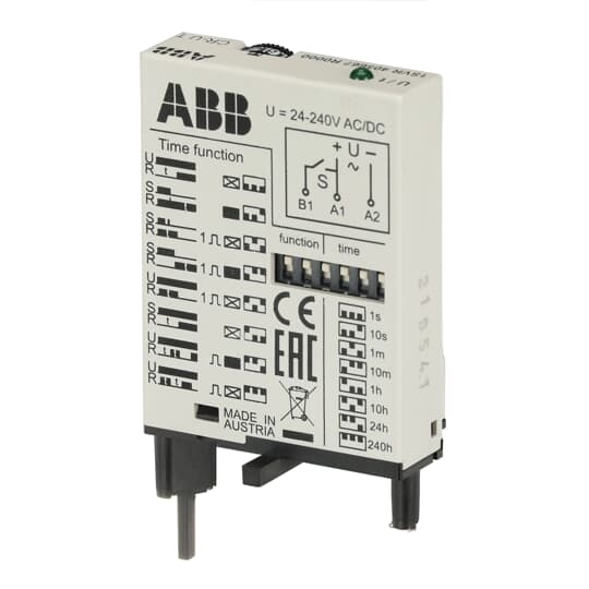 1SVR405667R0000 — 1SVR405667R0000 - CR-U T Multifunction time module ABB Pluggable Interface Relays Accessories